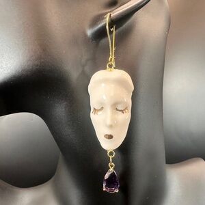 Handmade Luxury Ceramic Earrings – Unique, Lightweight, and Artistic Jewelry